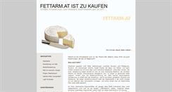 Desktop Screenshot of fettarm.at